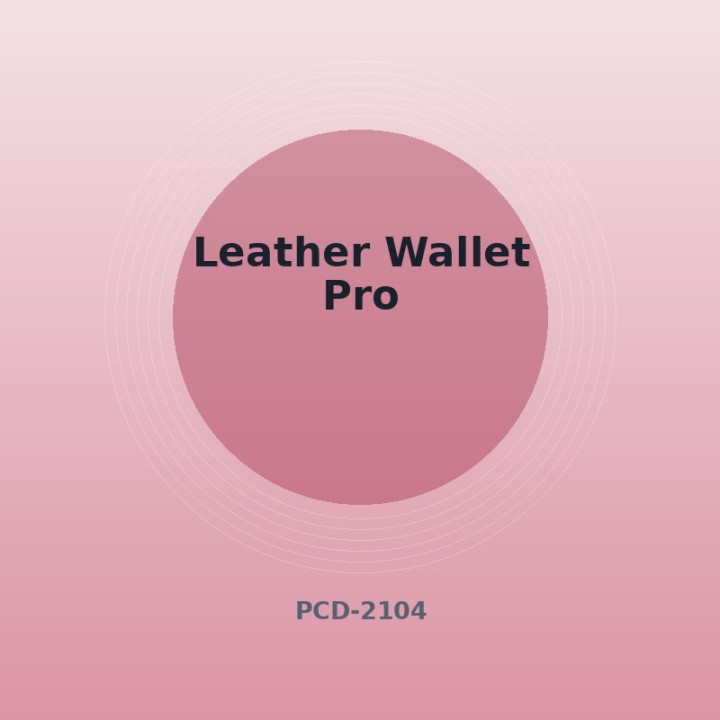 Portefeuille en cuir Pro